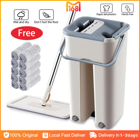 360 Spin Free Hands Lazy Floor Mop with Magic Bucket