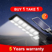 Waterproof Solar Street Light with Motion Sensor and Remote Control