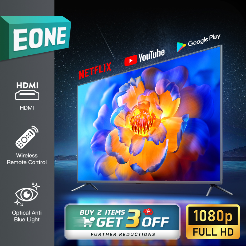 EONE Smart LED TV - Full HD, Ultra Thin, WiFi