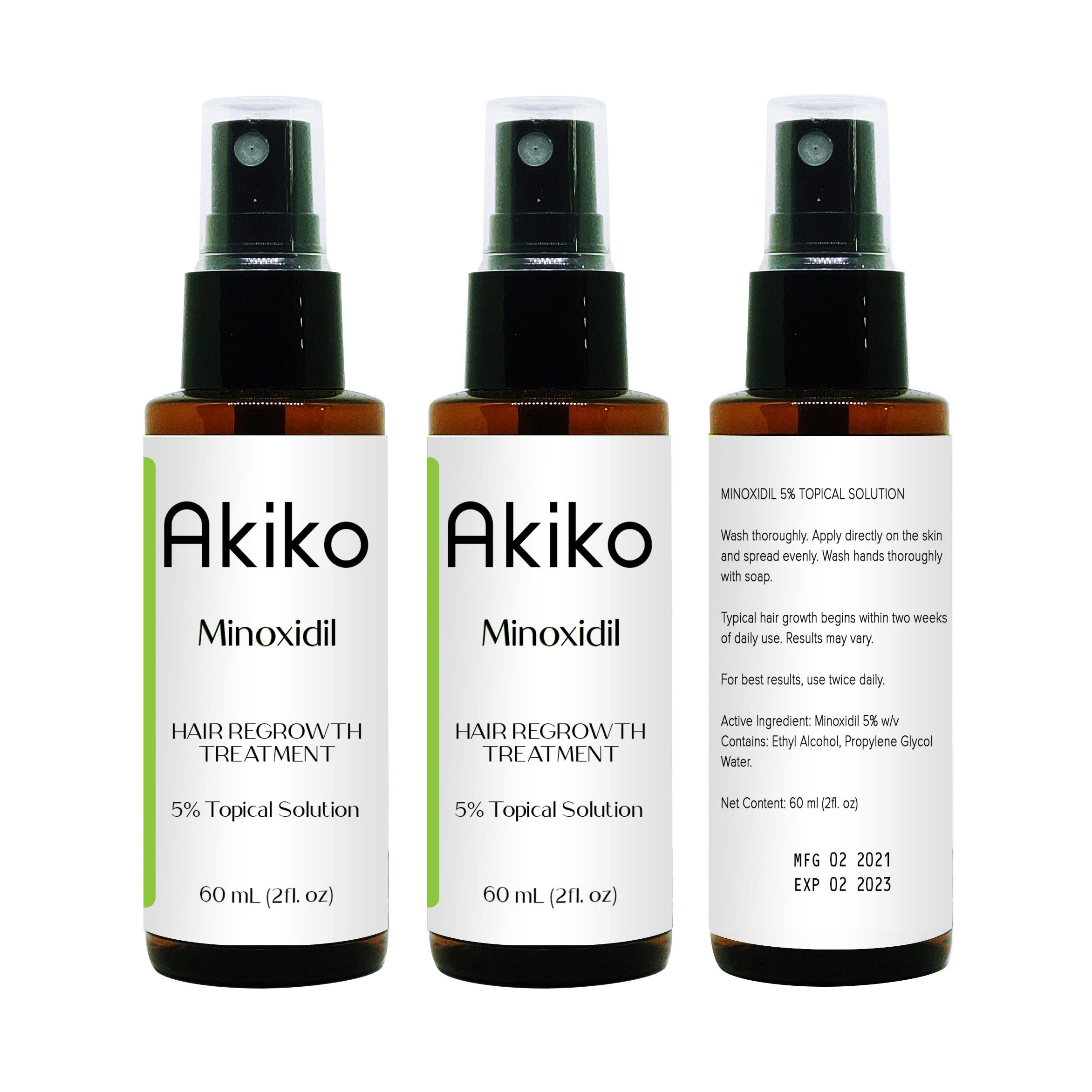 Minoxidil 5% Spray Solution for Thicker Hair Growth [ A60 x 3 ] | Lazada PH
