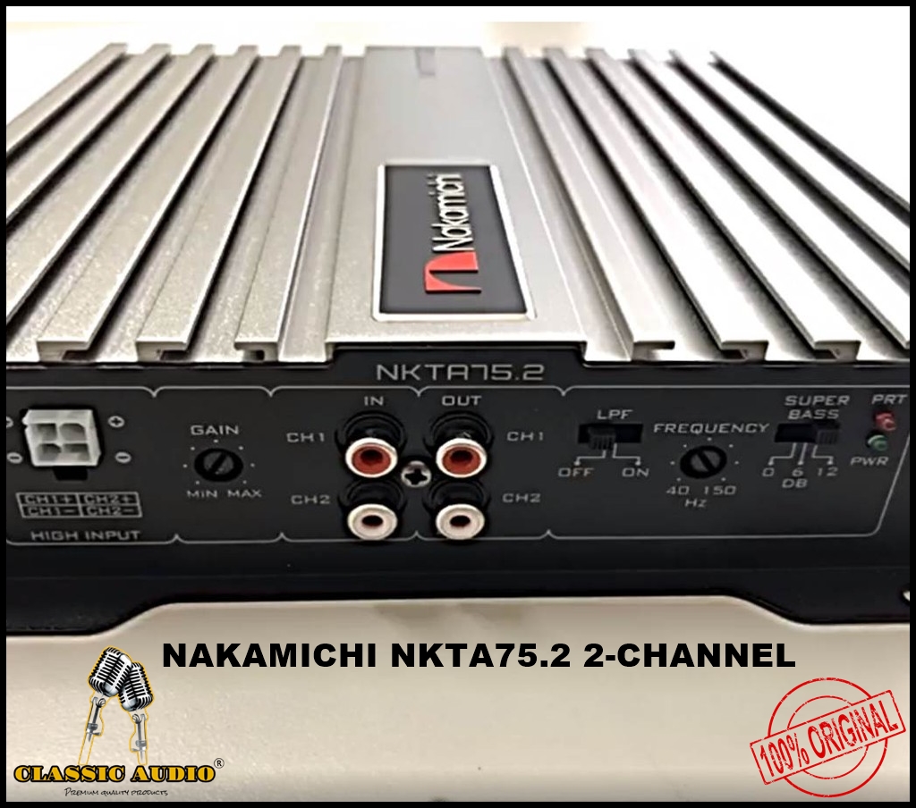 Nakamichi　NKTA75.2　パワーアンプ NKTA75.2 2ch パワーアンプ Max.900W NKTシリーズ ナカミチ