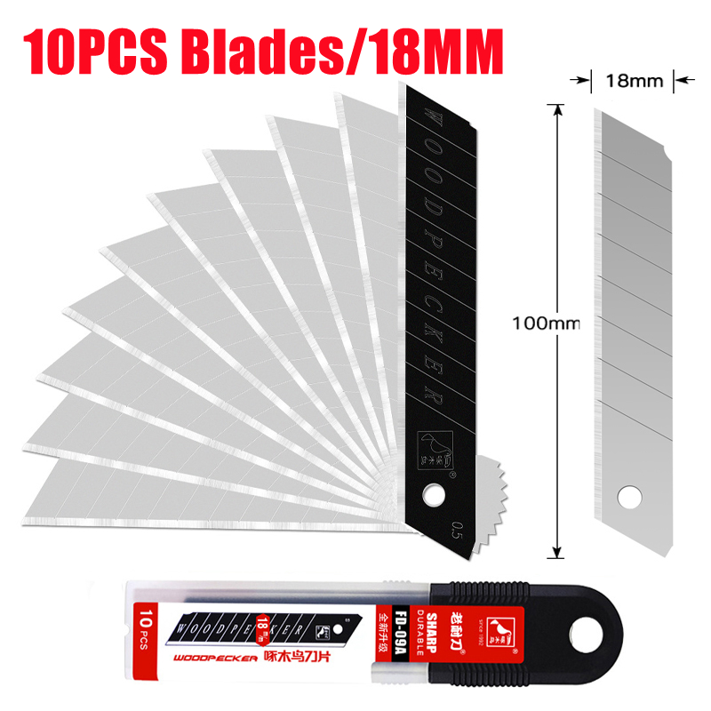 6 in 1 18mm Stainless Steel Graphics Knife Multi-Purpose Retractable Art Utility Precision Knife - Image 4