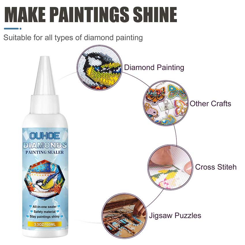 Diamond Painting Sealer Glue DIY 5D Diamond Painting Puzzle