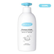 Baby Shampoo & Body Wash 500ML - Allergy Prevention, Milk Scent