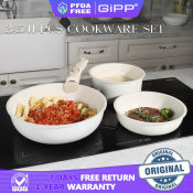 Gipp Nonstick Ceramic Cookware Set for All Stoves