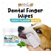 Petsup Dental Wipes - 50Pcs for Cat and Dog