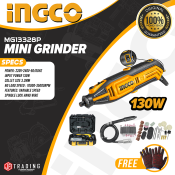 Ingco MG13328P Mini Grinder 1100W with Freebies