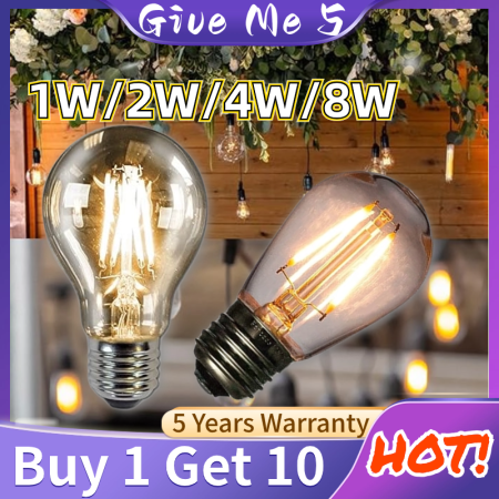 Edison Light Bulb Led Light Bulb E27 Warm Light 1W/2W/4W Outdoor Light Festive Atmosphere Light