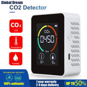 3-in-1 CO2 Detector & Air Quality Monitor for Home Office