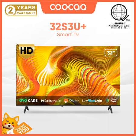 COOCAA 32" Smart TV with Eye Protection and Screen Cast