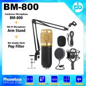 BM-800 Condenser Microphone Kit with Live Sound Card