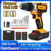 Brushless Cordless Impact Drill with 29PCS Accessories