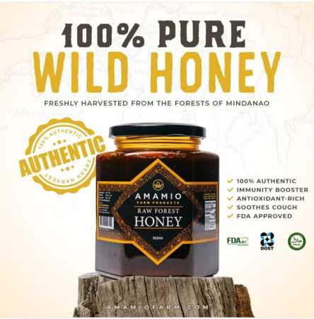 AMAMIO RAW HONEY 500ML