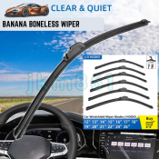 Banana Type Car Wiper Blade, Universal Fit, Heavy Duty