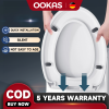 OOKAS High-Quality White Toilet Seat Cover, Standard Size