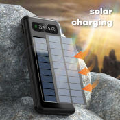 Mini Solar Fast Power Bank 30000mAh - OEM