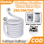 Washing Machine Water Inlet Hose Extension - 2M/3M/5M Options