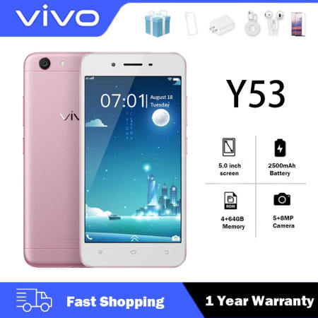 Vivo Y53 Original Smartphone with Full Screen and Dual Camera