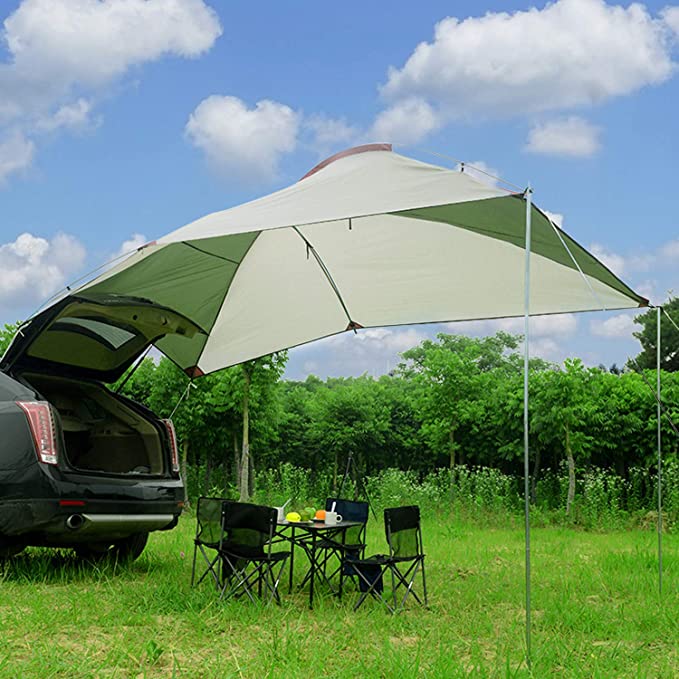 Car Rear Door Awning Auto Trunk Tent Sunshade Waterproof Car Side Awning  Roof Top Tent Portable Automobile Rooftop Rain Canopy - AliExpress