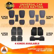 Universal Rubber Car Floor Mat Set by 