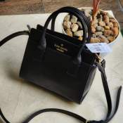 Kate Spade Mini Candace Leather Satchel Bag- Black