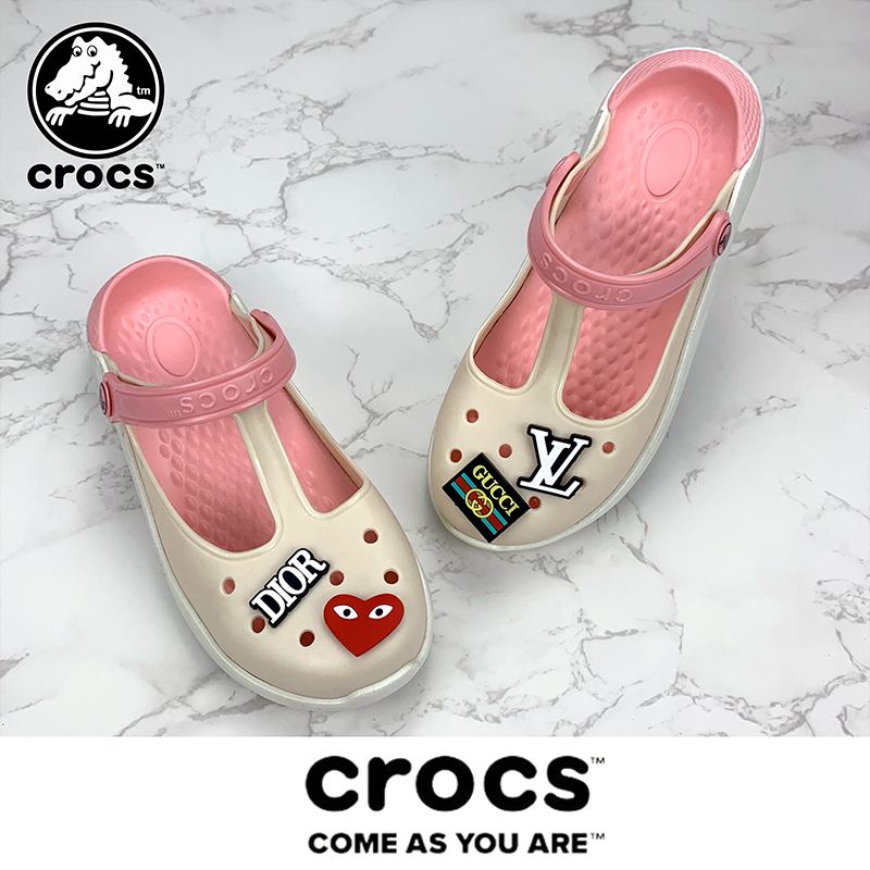 2023 New crocs bae clogs wedges korean sandals fashion slippers