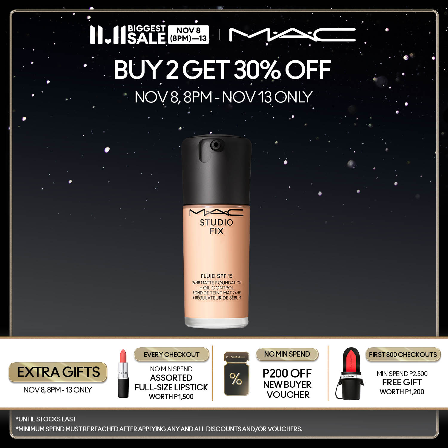 Discount on M·A·C  shoes - SKU: MAC Studio Fix Fluid SPF 15 / skincare liquid foundation medium to full buildable coverage for norma