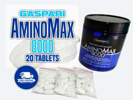 GASPARI AMINO MAX8000 20-TABLETS