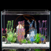 Aquarium Silk Plant Decoration - Realistic Aquatic Scenery