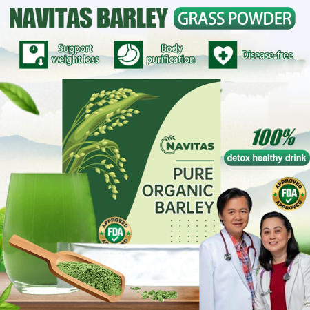 Navitas Barley Grass Powder - 100% Pure Organic Detox and Slimming Drink