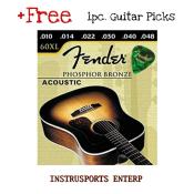 Fender and Yamaha Acoustic Guitar Strings + FREE Guitar Pick