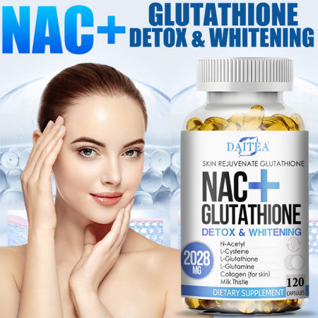 Whitening Anti-aging Capsules with Glutathione and Collagen