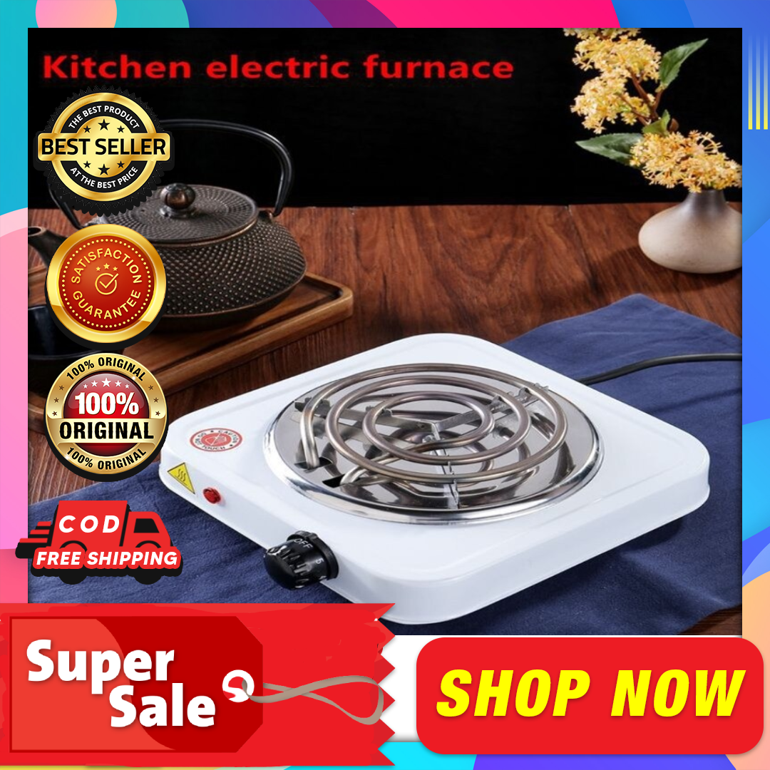 Portable Electric Iron Burner Single Stove Mini Hotplate Adjustable  Temperature Furnace Home Kitchen Cook Coffee Heater