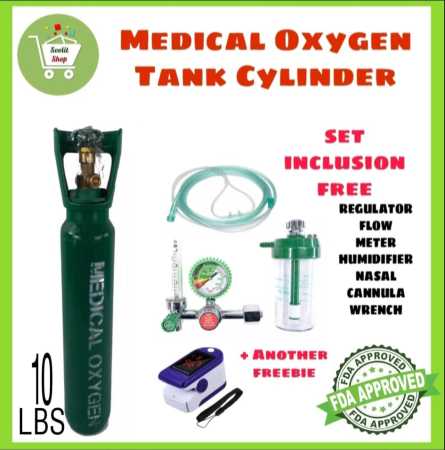 Soolit Shop 10 lbs Oxygen Tank with Free Accessories