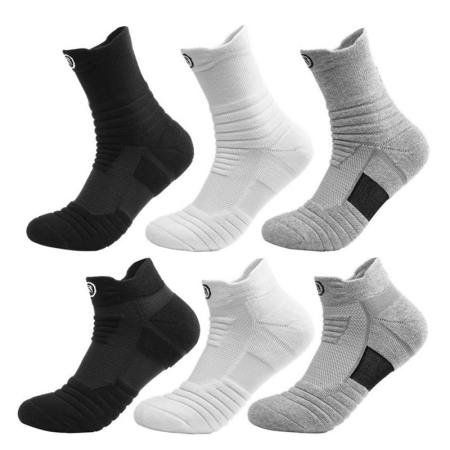 Men's Breathable Anti-Slip Athletic Sports Socks - Cotton