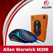 Allan Mechanic M200 LED Gaming Mouse - USB, RGB, Gift