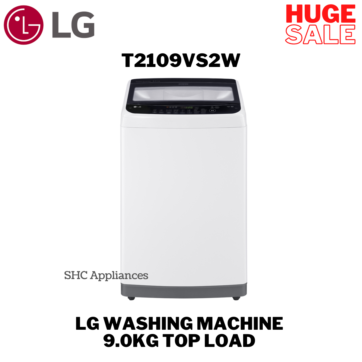 LG T2309VSAM  9.0 kg. Inverter Washing Machine