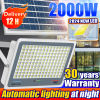 Waterproof Solar Flood Lights by YESQ - 1000W Outdoor Lighting