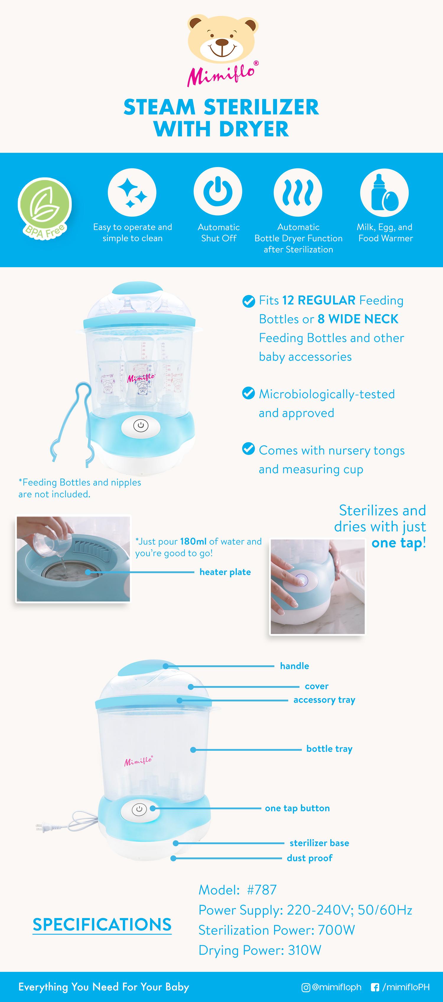 mimiflo sterilizer with dryer