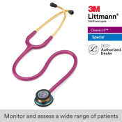3M Littmann Classic III Stethoscope, Raspberry Tube