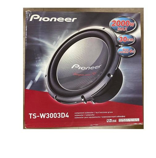 pioneer 2000 watts subwoofer