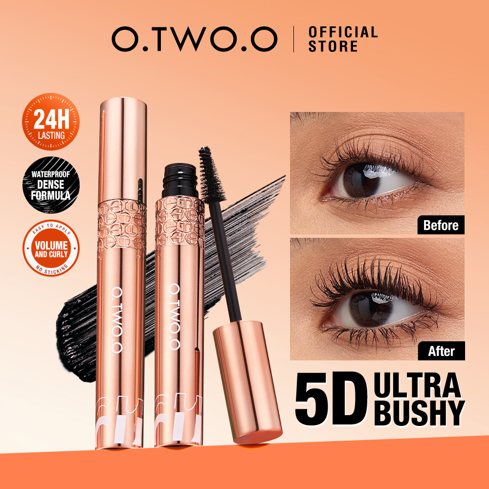 Discount on O.TWO.O  shoes - SKU: O.TWO.O Mascara Waterproof Lengthens Eyelashes Extension Black Non-smudge Lengthening Volume 5D Silk