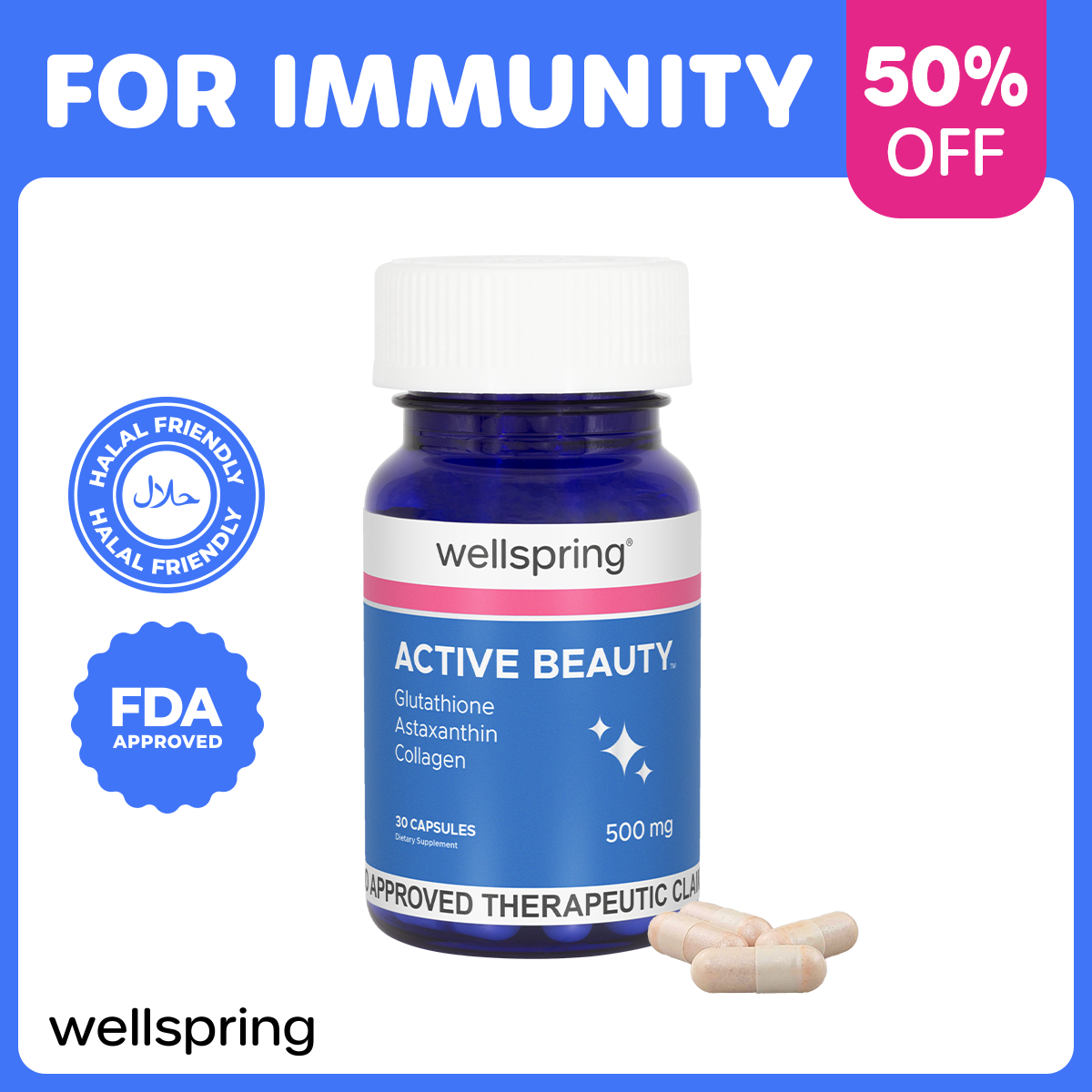 wellspring glutathione 3-in-1 Gummies for Glowing Skin Home - Wellspring Longevity Clinic