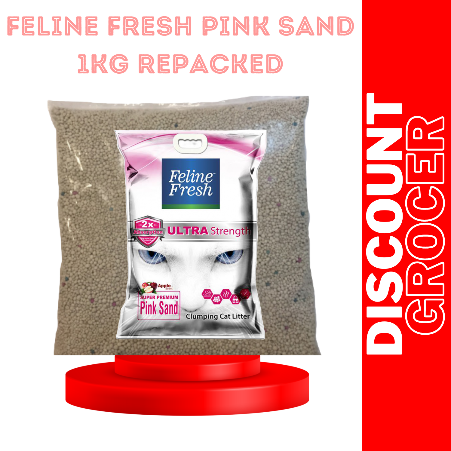 Feline fresh pink sales sand