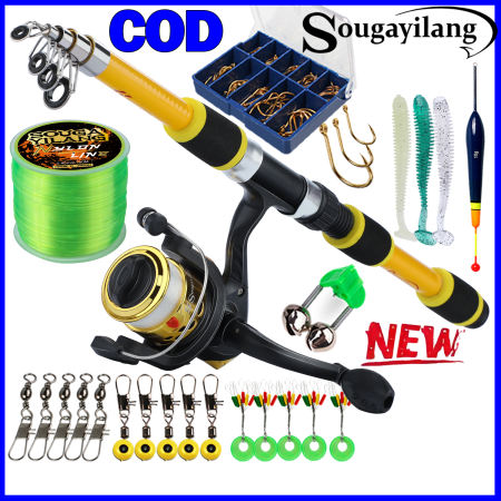 Telescopic Fishing Rod and Reel Combo Set by no band