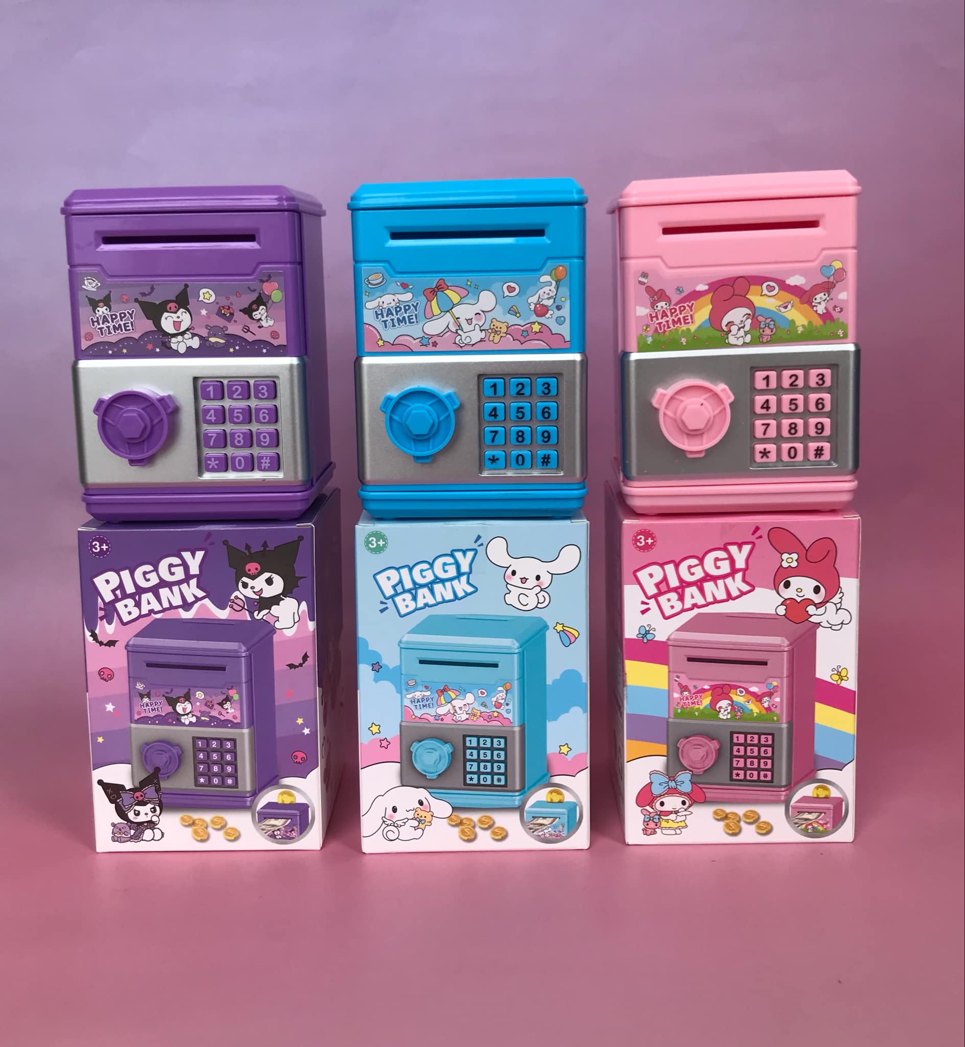 JOYL Kuromi design mini coinbank non-battery operated | Lazada PH