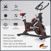 2021 Upgraded Commercial Grade Exercise Bike with 11KG Flywheel