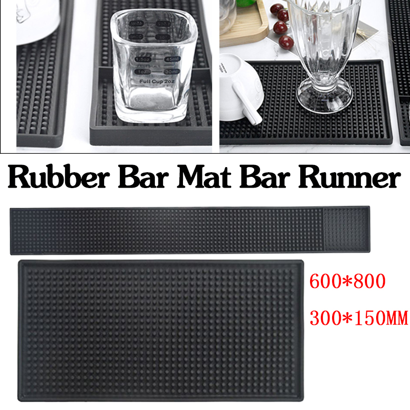 Rubber Overflow Mat Waterproof Rubber Bar Mats Non-slip Bar