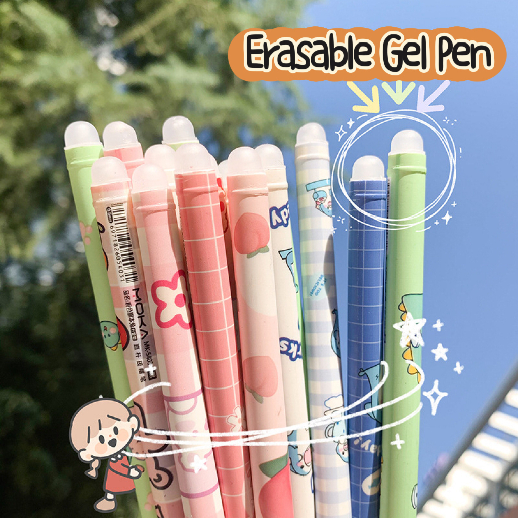 0.7mm Tranparent Style Erasable Pens Colorful Stationery Ballpoint Pen  Office Material Escolar School Kid Supplies - China Erasable Pen, Erasable  Refill