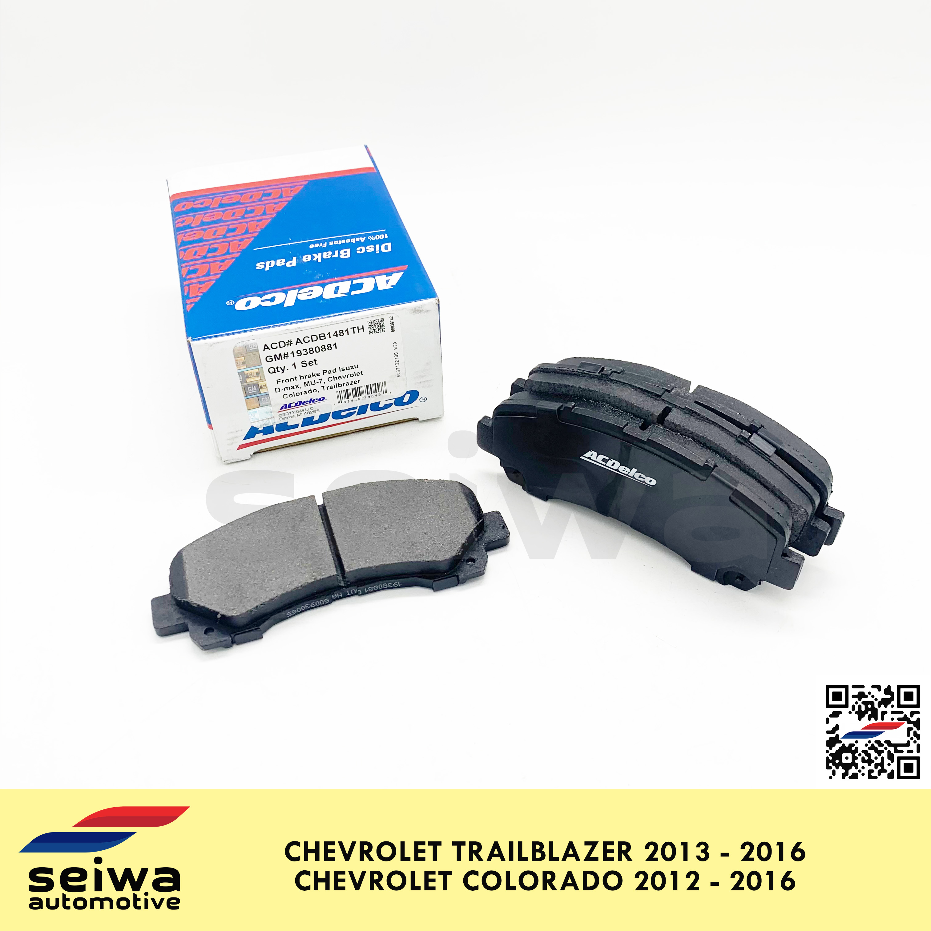 2013 - 2016] Chevrolet Trailblazer Brake Pads Front - [2012 - 2016